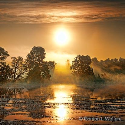 Rideau Canal Sunrise_18732sq.jpg - Rideau Canal Waterway photographed near Smiths Falls, Ontario, Canada.